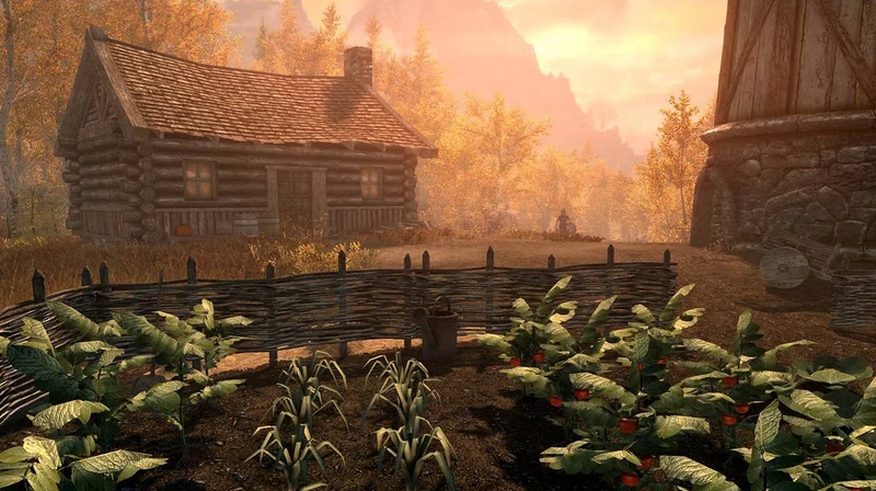 Skyrim — сад і будівництво дому