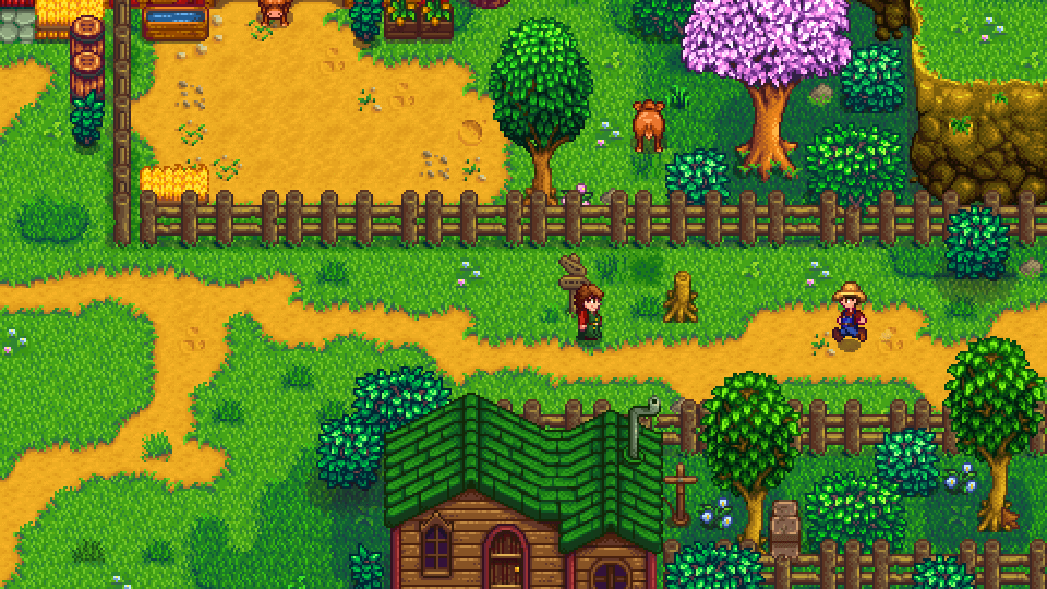 Stardew Valley — outdoor scene