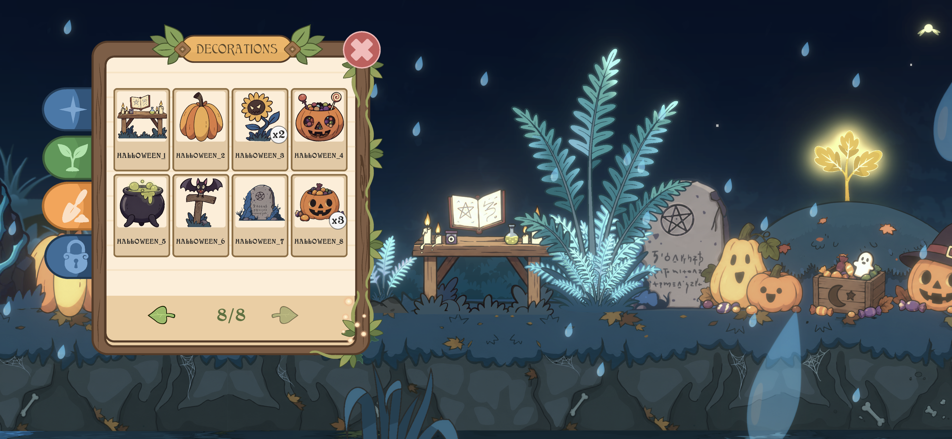 Lumen Grove Halloween event — Grove seasonal makeover