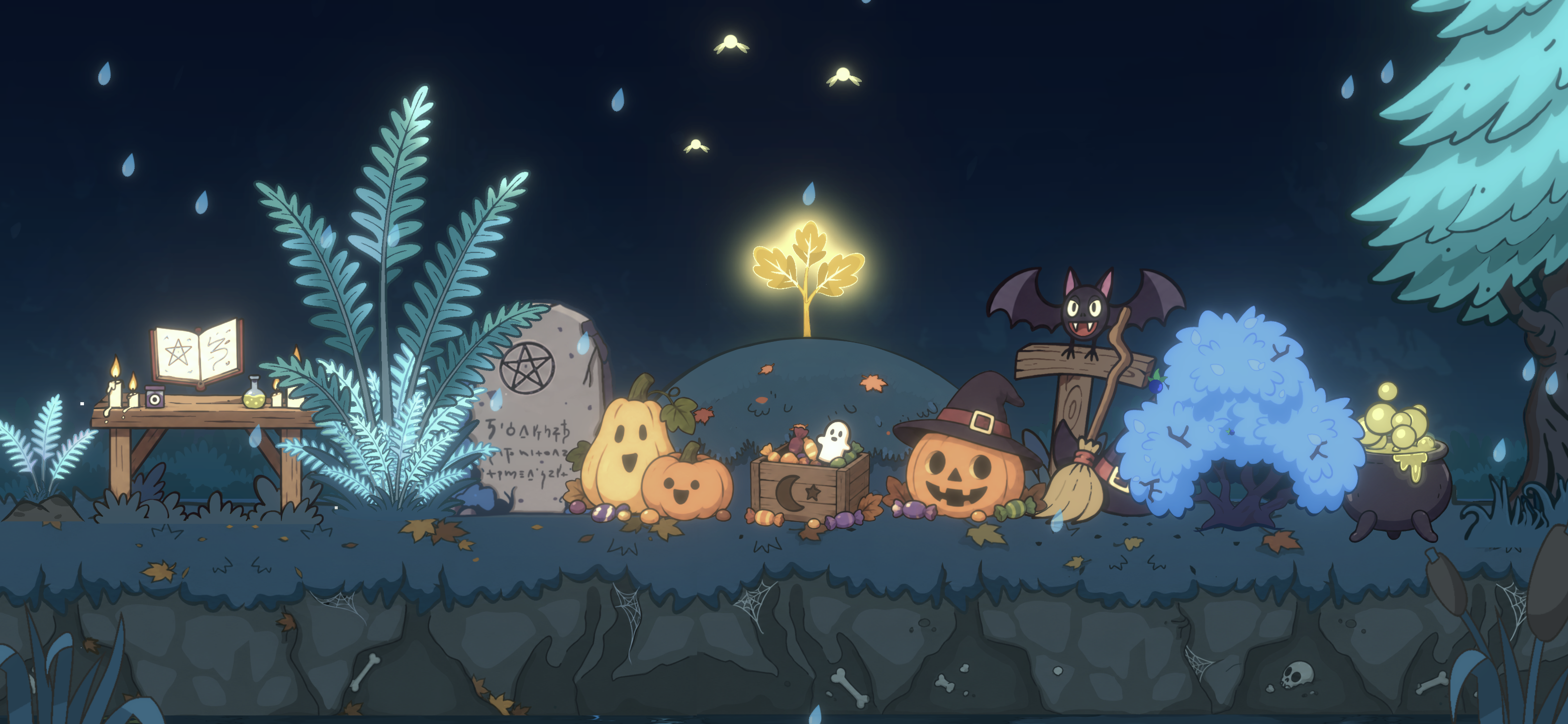 Lumen Grove Halloween event — new decorations and quests