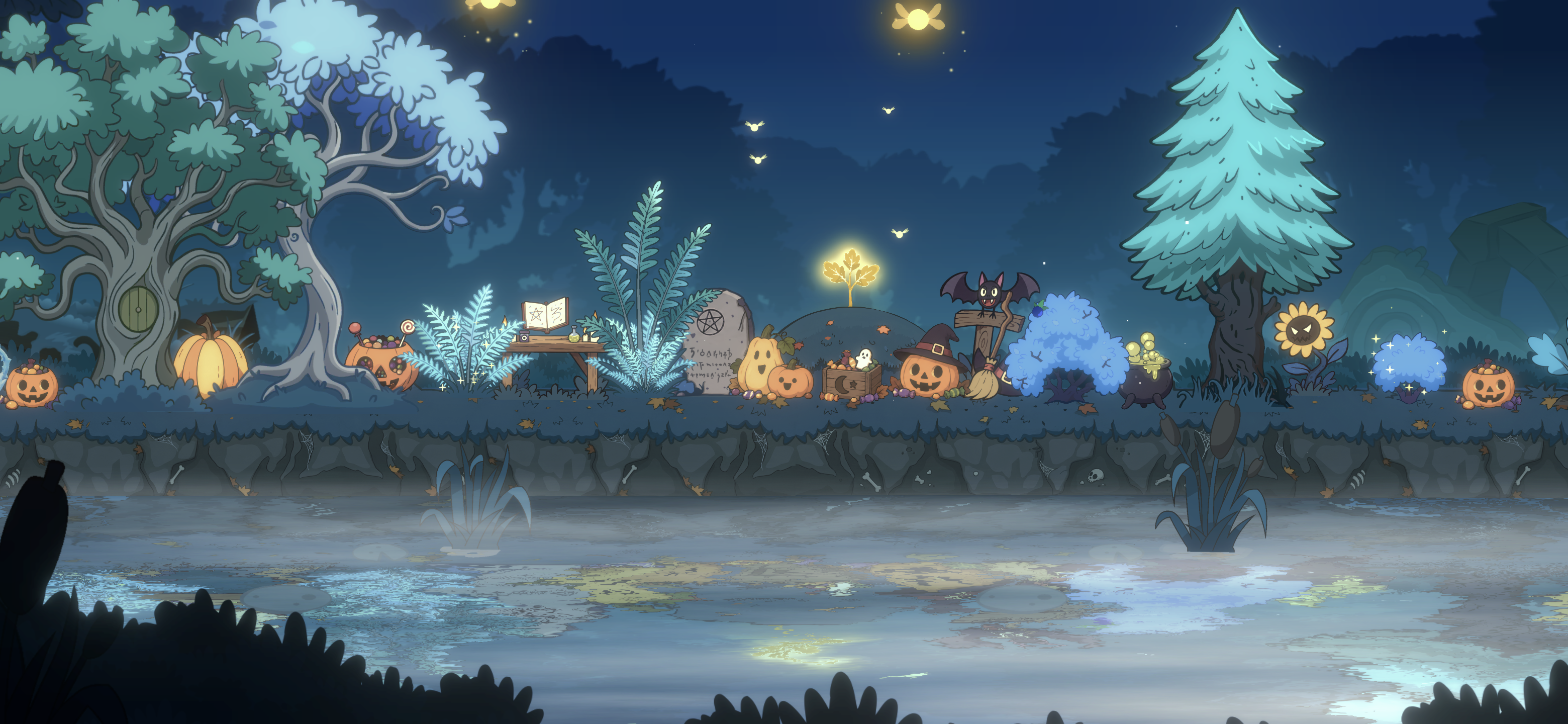 Lumen Grove Halloween event — seasonal mini-games